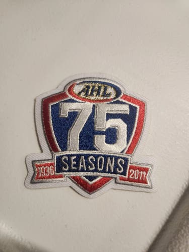 AHL 75 Seasons Hockey Jersey Uniform Patch 1936 2011