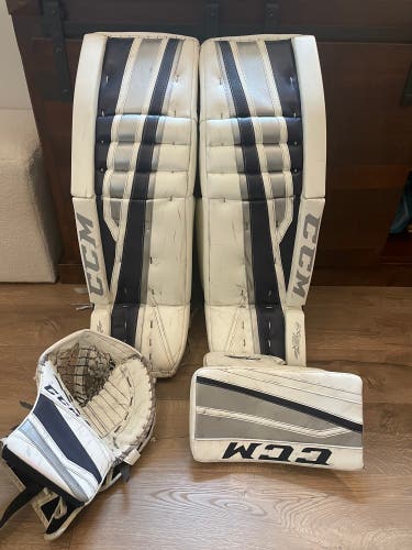 Used 36" Regular Pro Stock Extreme Flex II  Pro Goalie Full Set