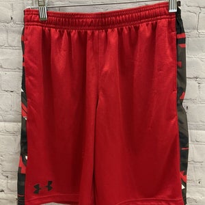 Under Armour Youth Boys Loose Fit HeatGear 1238083 Size Large Red Shorts NWT $25