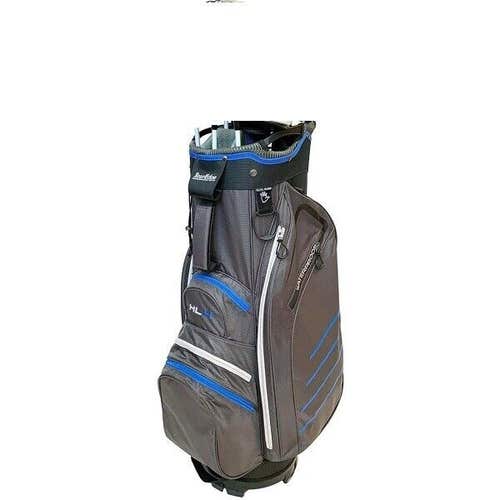 Tour Edge Hot Launch 4 HL4 Golf Cart Bag 14-WAY Divided Top Dark Gray Blue NEW