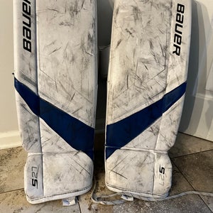Used Large Bauer Supreme S27 Goalie Leg Pads