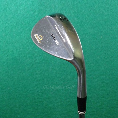 Cleveland CG15 Satin Chrome 54-14 54° SW Sand Wedge Factory Traction Steel Wedge