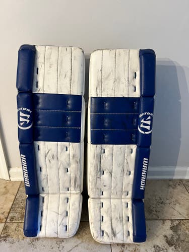 Used 28" Warrior Ritual G3 Goalie Leg Pads