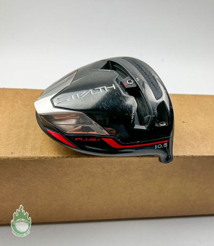 Used RH Tour Issue TaylorMade Stealth Plus Driver 10.5* HEAD ONLY Golf Club