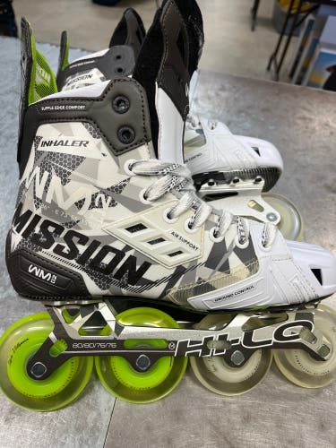 New Mission Regular Width Size 8 Inhaler WM02 Inline Skates