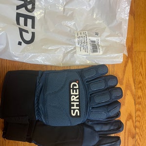 SHRED All Mountain Protective Gloves D-Lux Navy/Rust