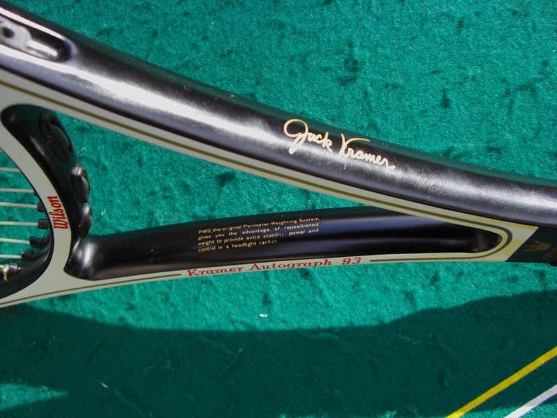 Rare Wilson Jack Kramer Autograph 93 Mid Graphite Ceramic #3