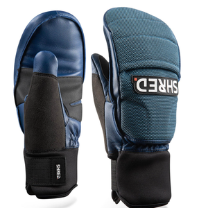 SHRED All Mountain Protective Mitts D-Lux Navy/Rust