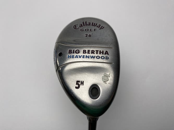 Callaway Big Bertha Heavenwood 5 Hybrid 26* Big Bertha Gems 55 Ladies RH