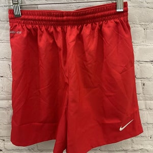 Nike Youth Boys Classic Woven Size Medium Red White Soccer Shorts NWT $30
