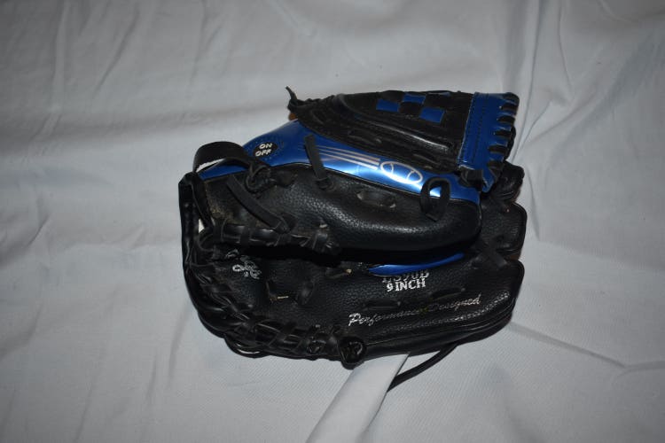 Rawlings Lightning Series LS90B Baseball Glove, Blue, 9 Inches