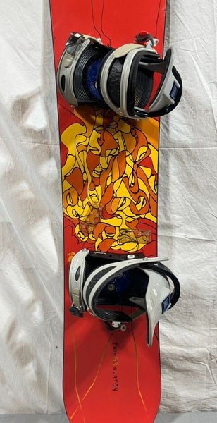 Vintage 1997 Burton Twin 153cm All-Mountain Snowboard Burton