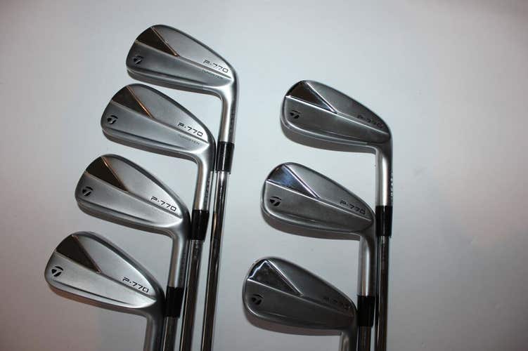 TAYLORMADE 2023 P770 4-PW IRON SET - TOUR ISSUE MID 115 STEEL - REGULAR