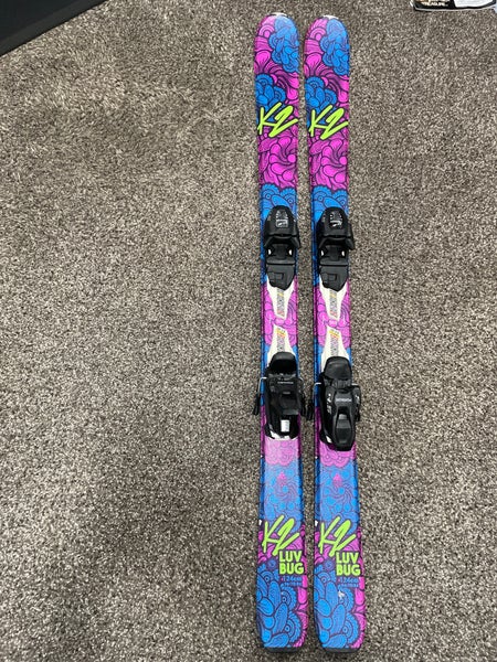Used 124 cm With Bindings Luv bug Skis