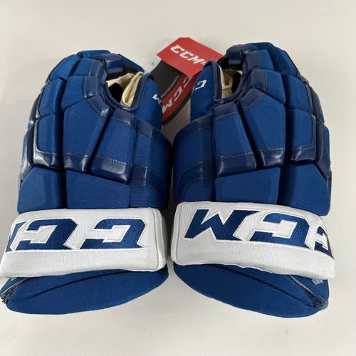 Brand New Blue CCM HG50XP Gloves Toronto Maple Leaves 15"