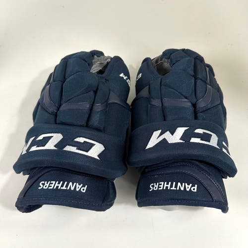 Brand New CCM HG12 Gloves Florida Panthers 15"