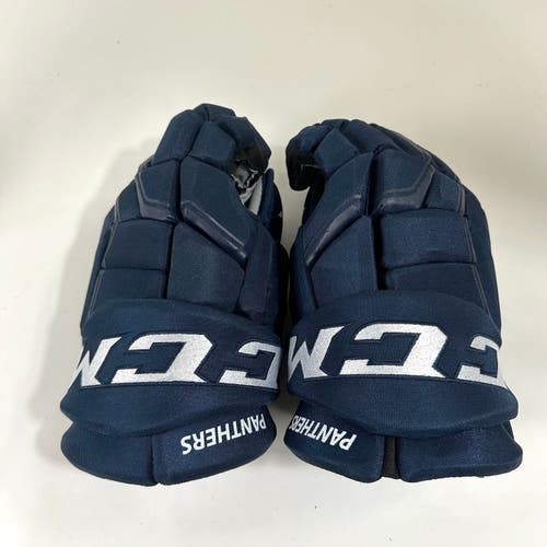 Brand New Navy CCM HGQL Gloves 15" Florida Panthers