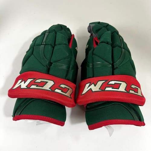 Brand New CCM HG12 Gloves Minnesota Wild 15"