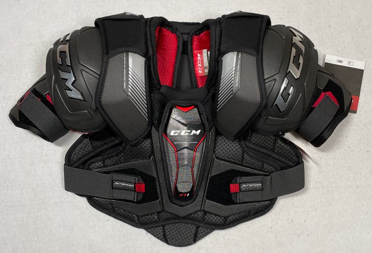 NEW CCM JetSpeed FT1 Shoulder Pads, Pro Stock, Sr Large