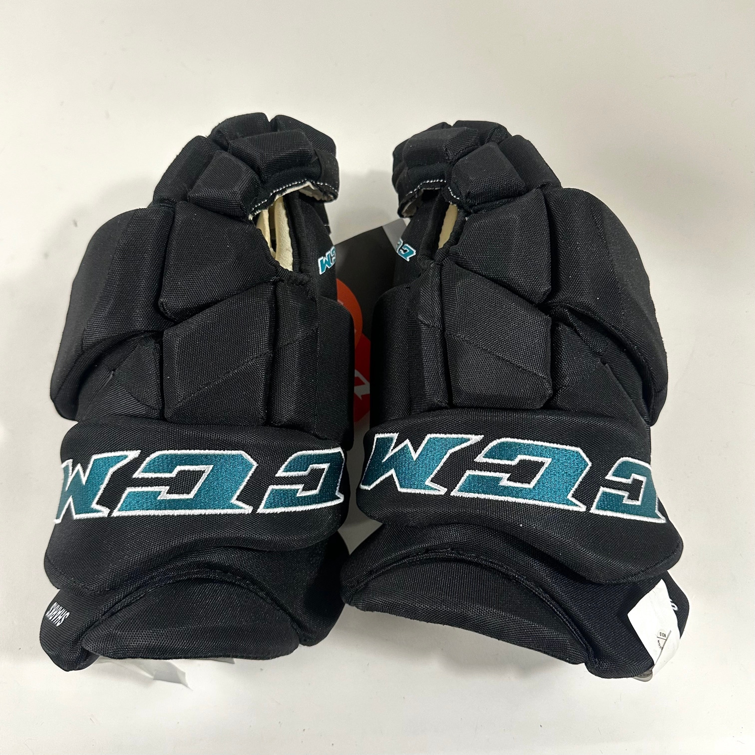Brand New CCM HGPJSP Jetspeed Gloves San Jose Sharks 15"