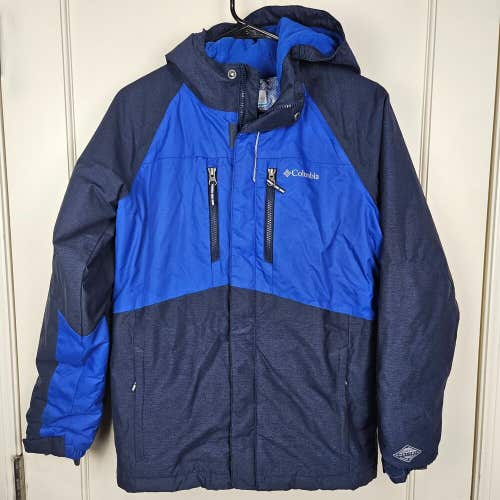 Columbia Omni Heat Jacket Boys Waterproof Insulated Winter Hooded Size: L