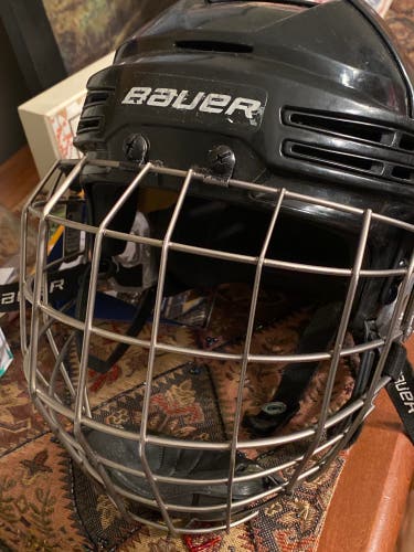 Used Medium Bauer  Re-Akt 75 Helmet