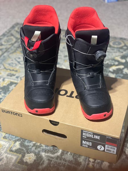 Men's Size 7.0 (Women's 8.0) Burton Highline Boa Snowboard Boots
