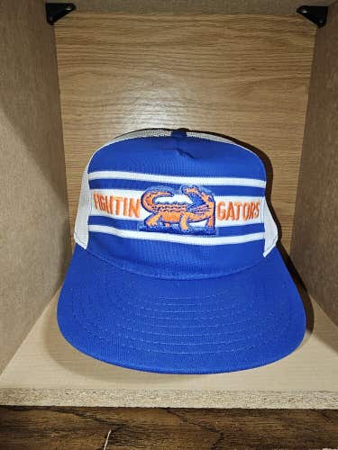 Vintage University Of Florida Fightin Gators NCAA Sports Promo Mesh Trucker Hat