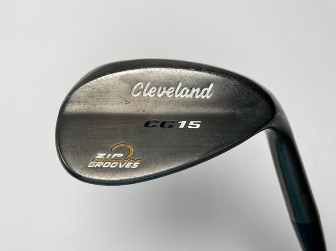 Cleveland CG15 Black Pearl 56* 10 Bounce Traction Wedge Steel Mens RH