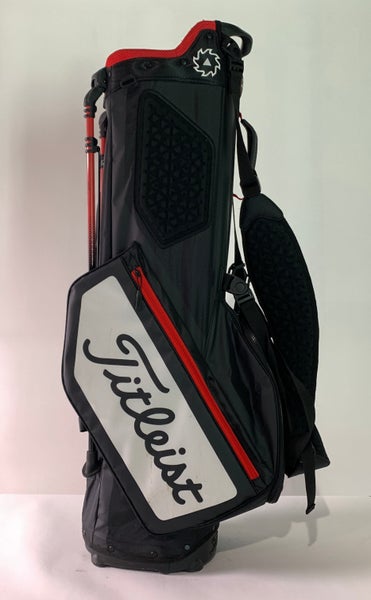 Titleist BV Vokey Design Wedge Stand Bag Black Red 4-way Divide Golf Bag
