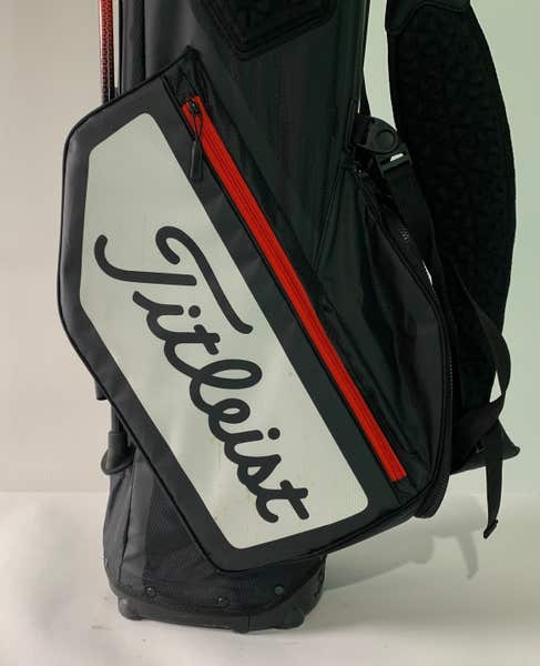 Titleist BV Vokey Design Wedge Stand Bag Black Red 4-way Divide