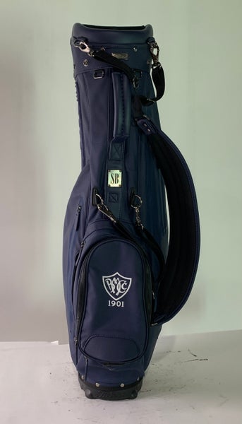 Titleist Linksmaster Links Stand Golf Bag Navy Blue 3-way Divide Single Strap