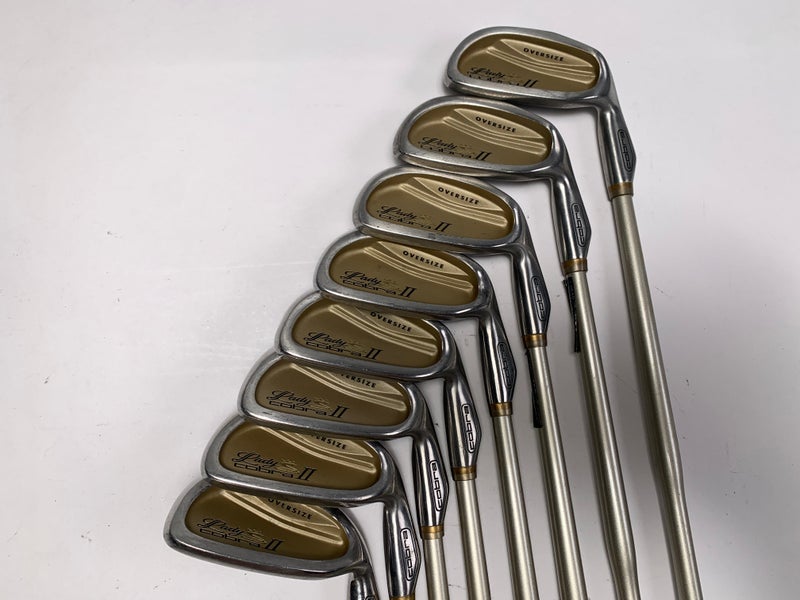 Cobra Lady Cobra Iron Set 4-PW+SW IQ Hump Ladies Graphite Womens RH -1/2"