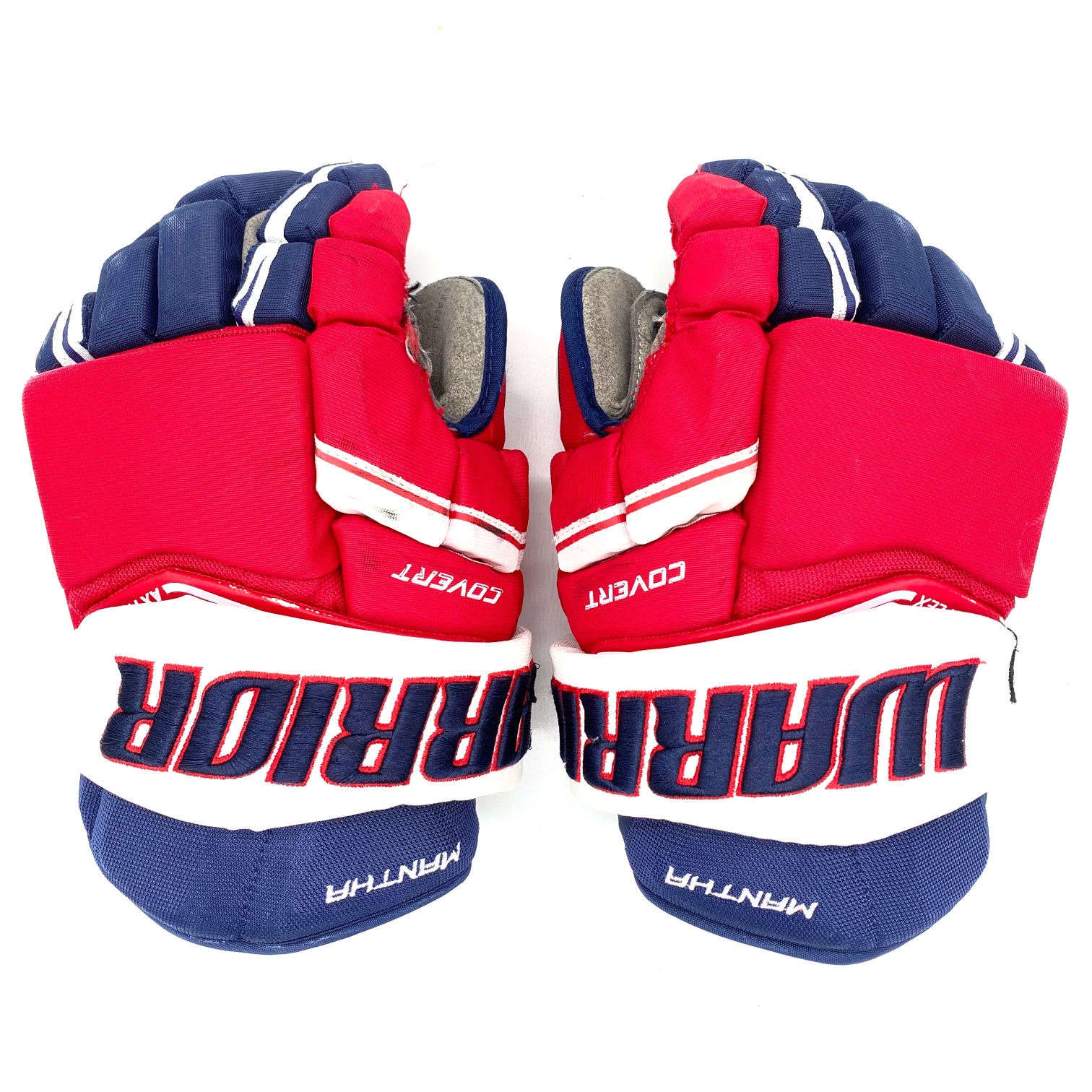 Used Warrior Covert QRE Gloves 15" Pro Stock - Anthony Mantha