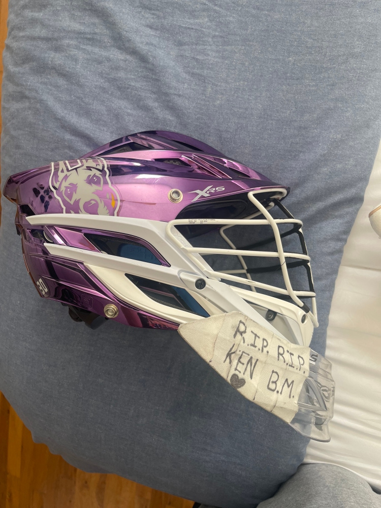 Ualbany Team Issued Purple Chrome Helmet