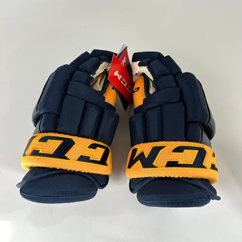 Brand New CCM HG97PP Nashville Predators Gloves 14"