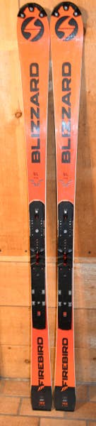 new Blizzard 165 SL Firebird 13m Slalom RACE Skis with MARKER