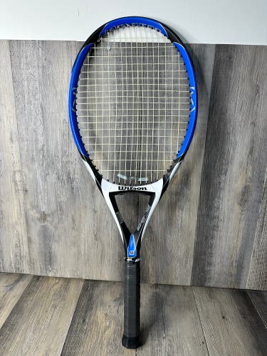 Wilson K Factor K Four Arophite Blue Tennis Racquet 27.25” 4 3/8” 105 Sq In