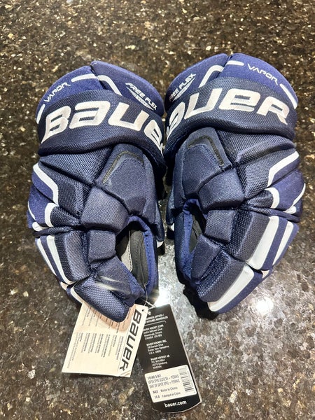 New Bauer Vapor X Pro Gloves 14" Pro Stock