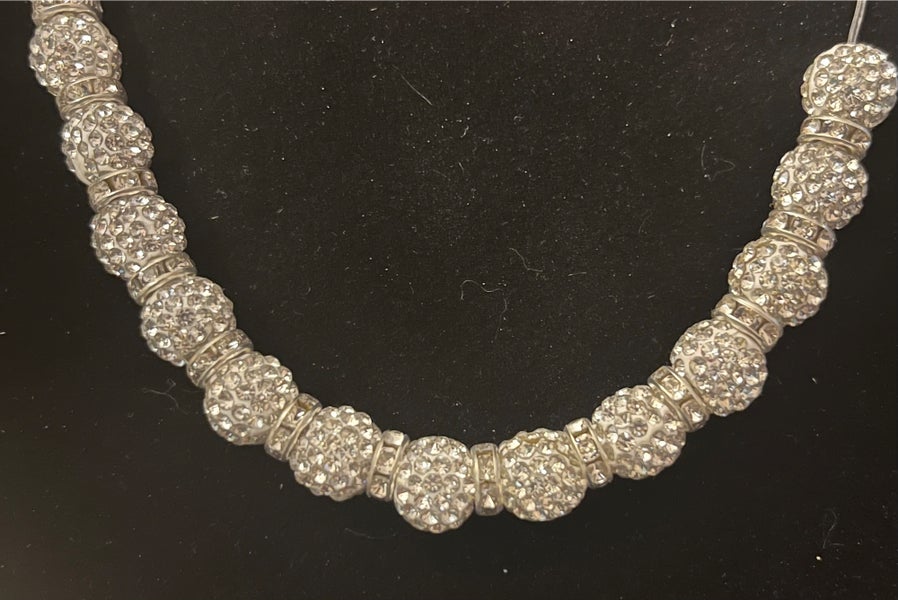 Pro Athlete type (super Flashy) rhinestone necklace