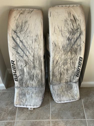 Bauer Hyperlite Goalie Leg Pads, Size Large