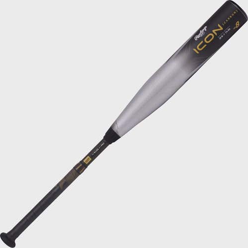 New 2023 Rawlings Composite ICON Bat (-8) 22 oz 30"