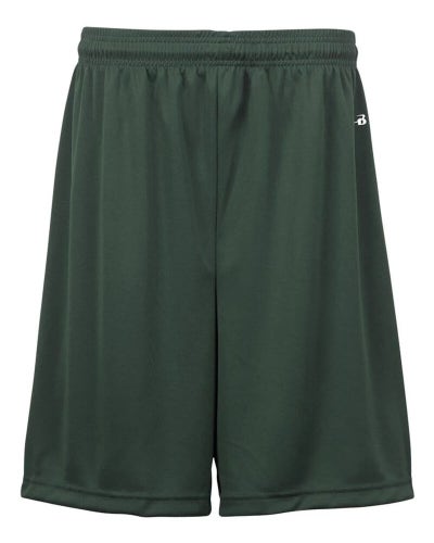 Badger Sport Youth Unisex B-Core 2107 6" Forest Green Soccer Shorts New