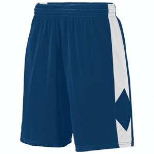 Augusta Sportswear Youth 1716 Block Out Size Small Royal Blue White Shorts New