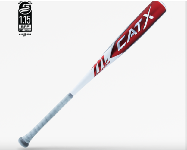 New USSSA Certified 2022 Marucci Alloy CAT X Bat (-10) 19 oz 29"