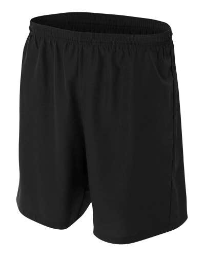 A4 Youth Unisex Woven NB5343 Size Medium Black Athletic Soccer Shorts New