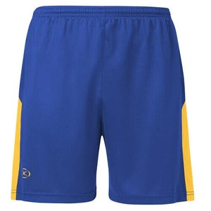 Xara Youth Unisex Fit 2060 Victoria Size Large Blue Yellow Soccer Shorts NWT