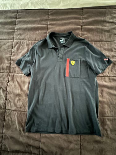 Men’s Puma Ferrari polo Black shirt