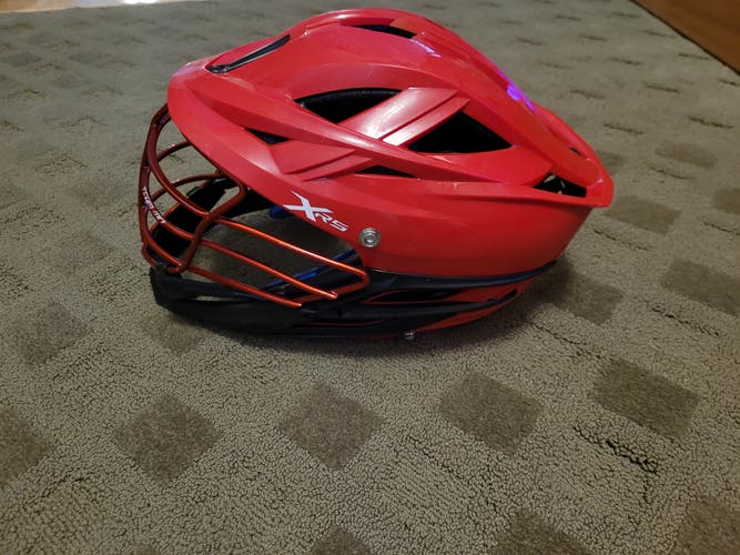 Cascade XRS Helmet Red with Red cage