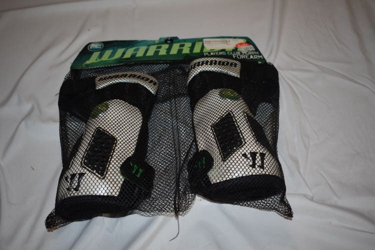 NEW - Warrior PCAF10 Players Club Morph Forearm Elbow Lacrosse Arm Pads, Large
